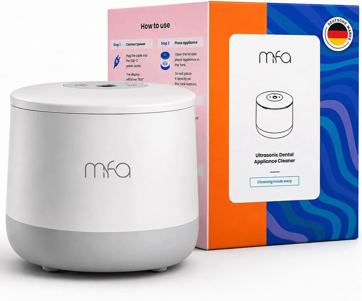 mfa Limpiador Ultrasónico para Prótesis Dentales y Ortodoncia