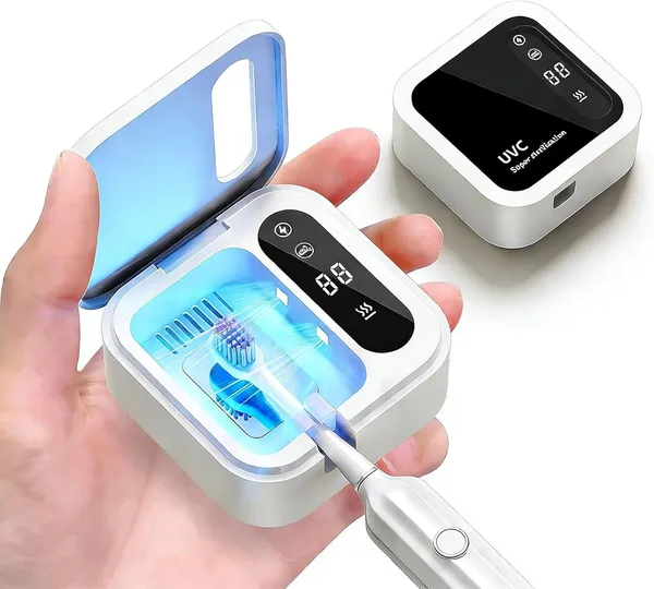 Portacepillos con Desinfección UV Inteligente